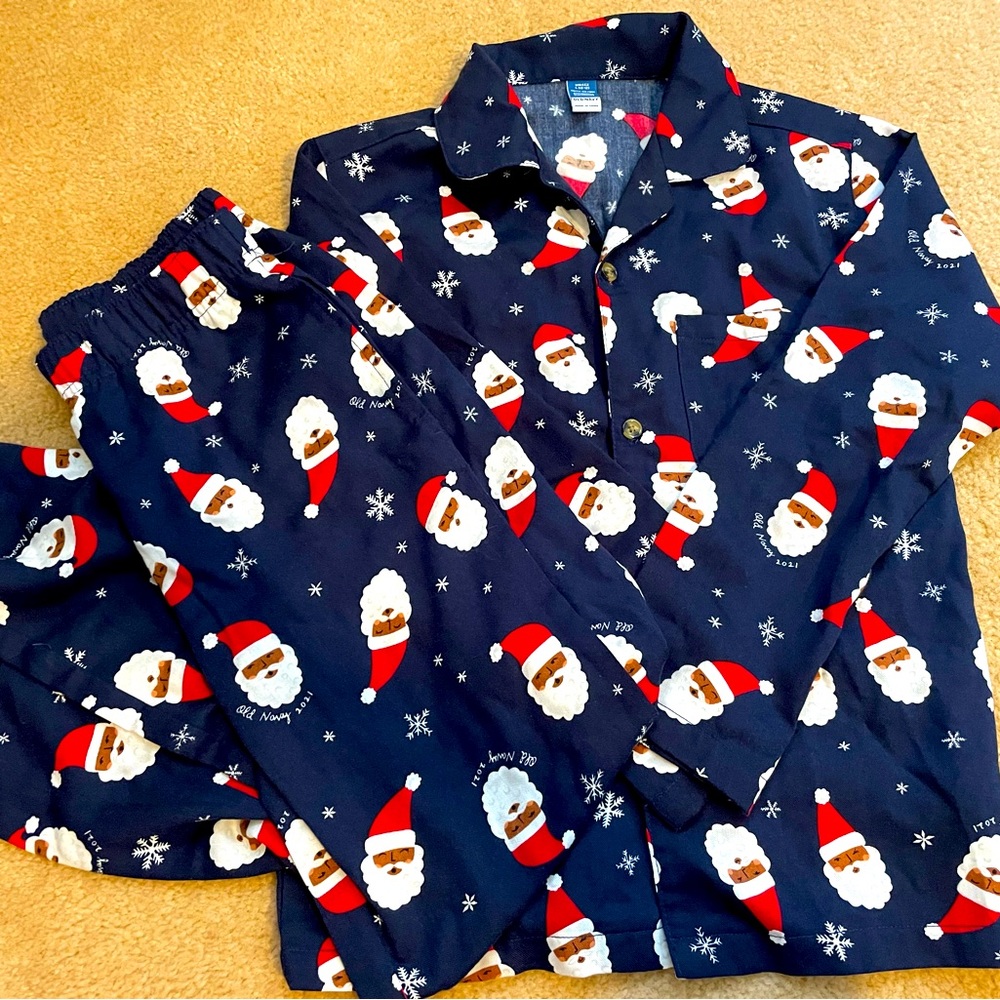 Kids unisex Santa pajama set